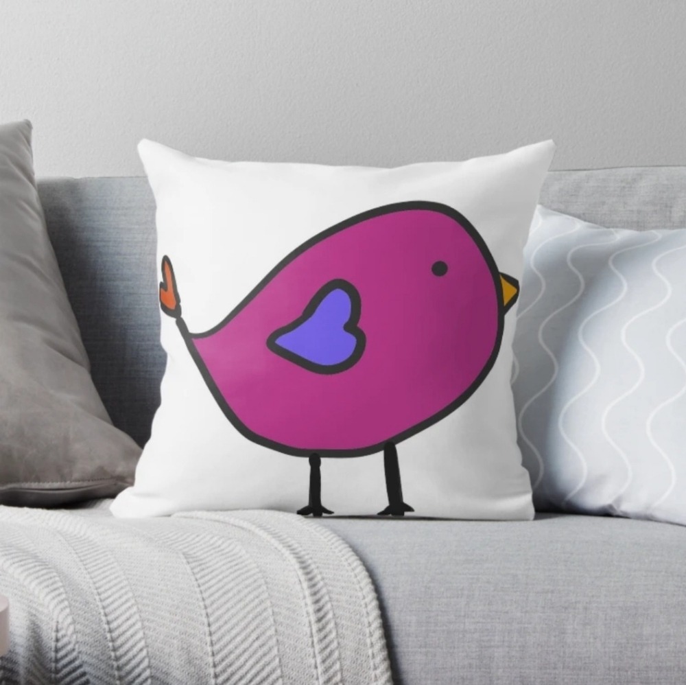 LoveBird Pillow Case  + Insert